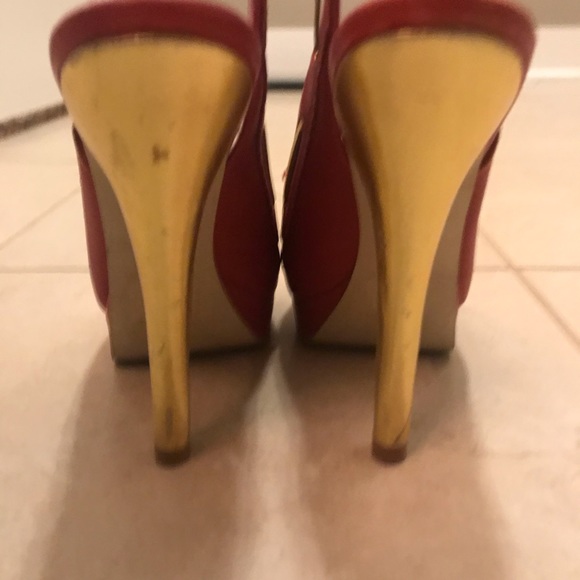 Bebe Peeptoe Sling Pumps - Picture 8 of 8
